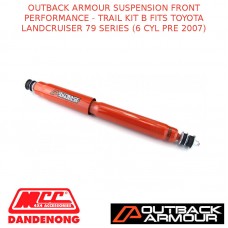 OUTBACK ARMOUR SUSPENSION FRONT TRAIL KIT B FITS TOYOTA LC 79S (6 CYL PRE 2007)